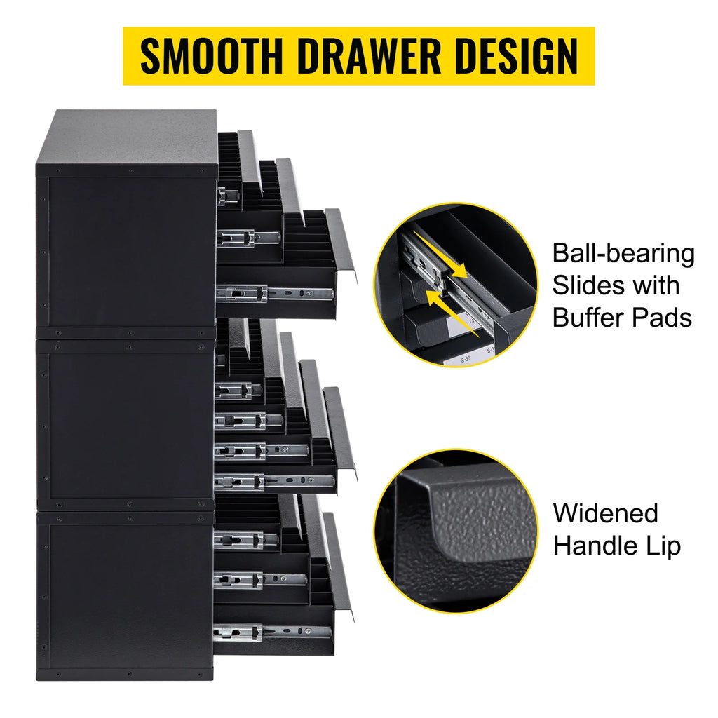 Three-Drawer Drill Bit Dispenser Cabinet Set W682588
