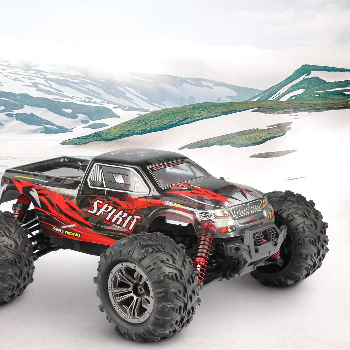 1:16 Scale 4WD Electric Off-Road RC Monster Trucks with 2 Batteries E40015