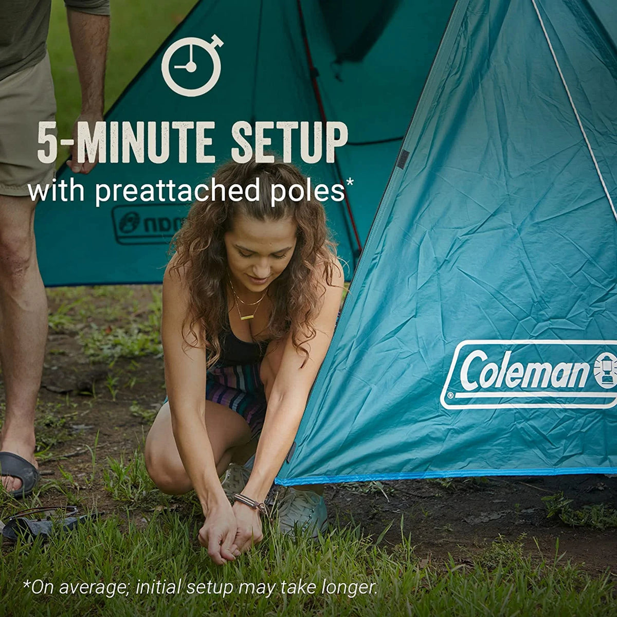 1 Camping Tent with Rainfly and Carry Bag U5403