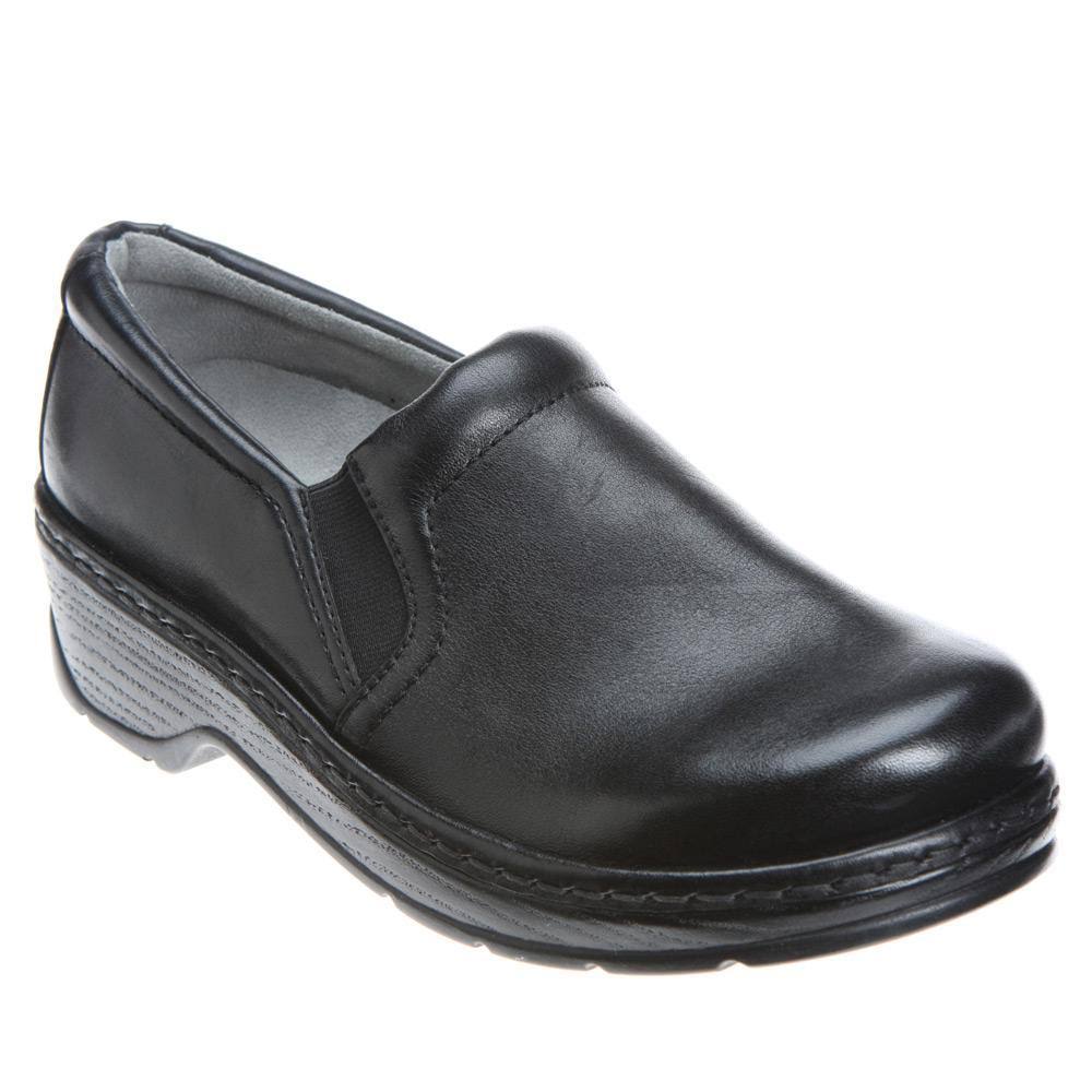 Black Leather Naples Shoes Q206780