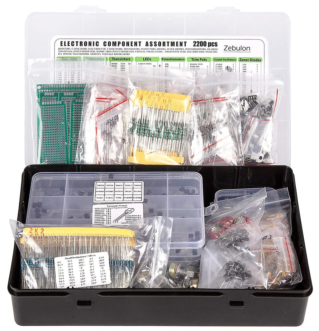 2200 pcs Electronic Component Assortment Kit E878