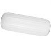 4 Pack Large 10x28 White Ribbed Boat Fenders with Center Hole Z312