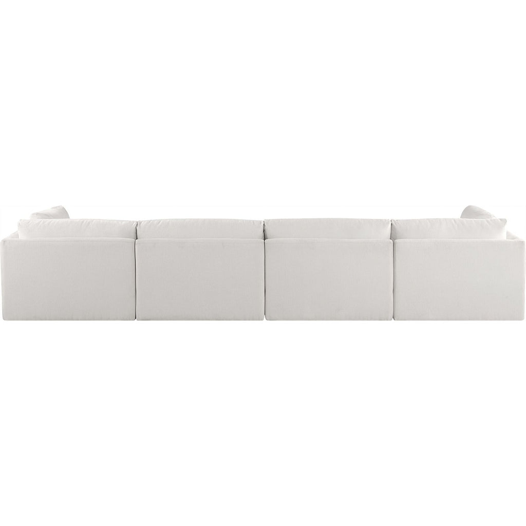 Cream Fabric Modular Sofa Q945971