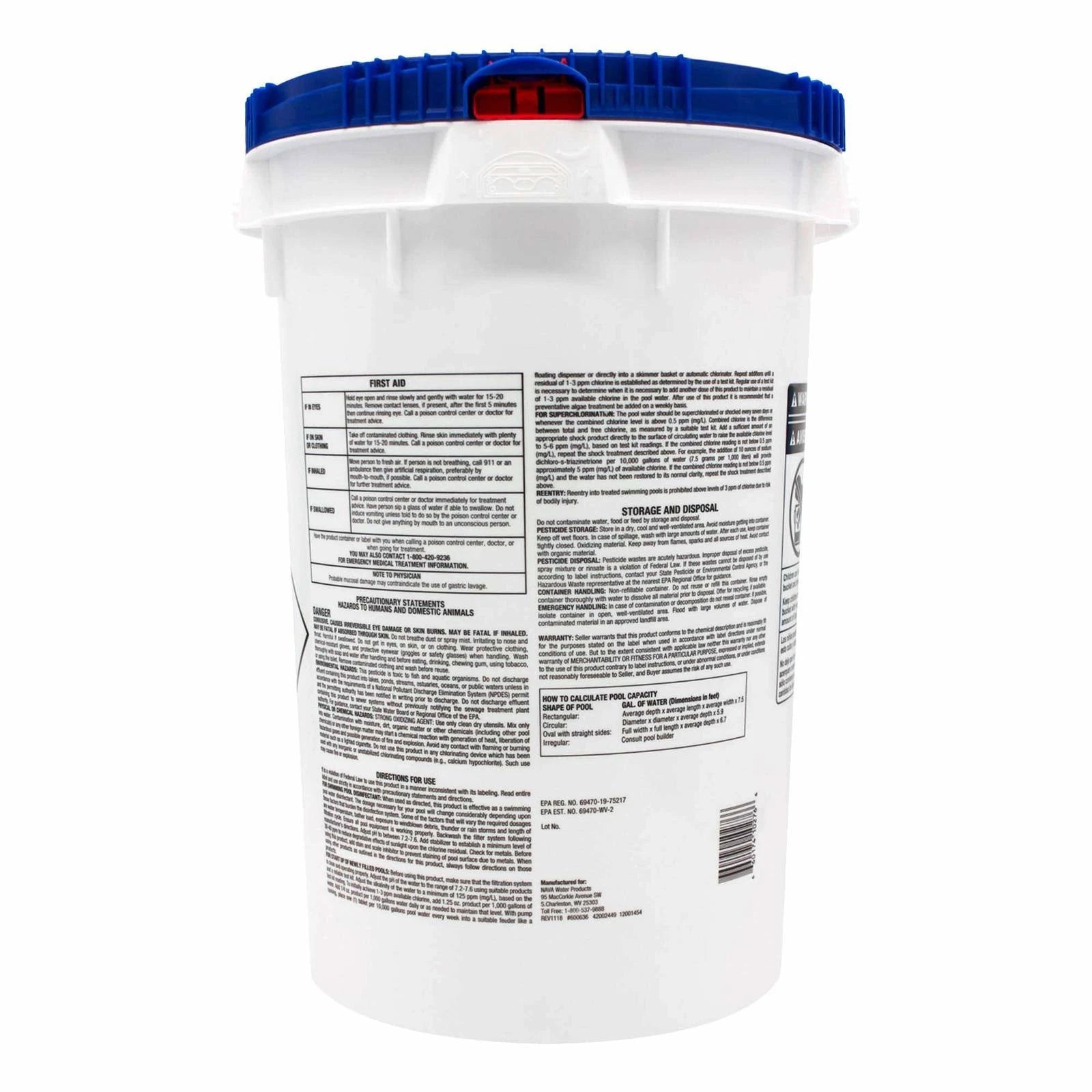 3-Inch Chlorinating Tablets for Swimming Pool/Spa, 50 lbs W304
