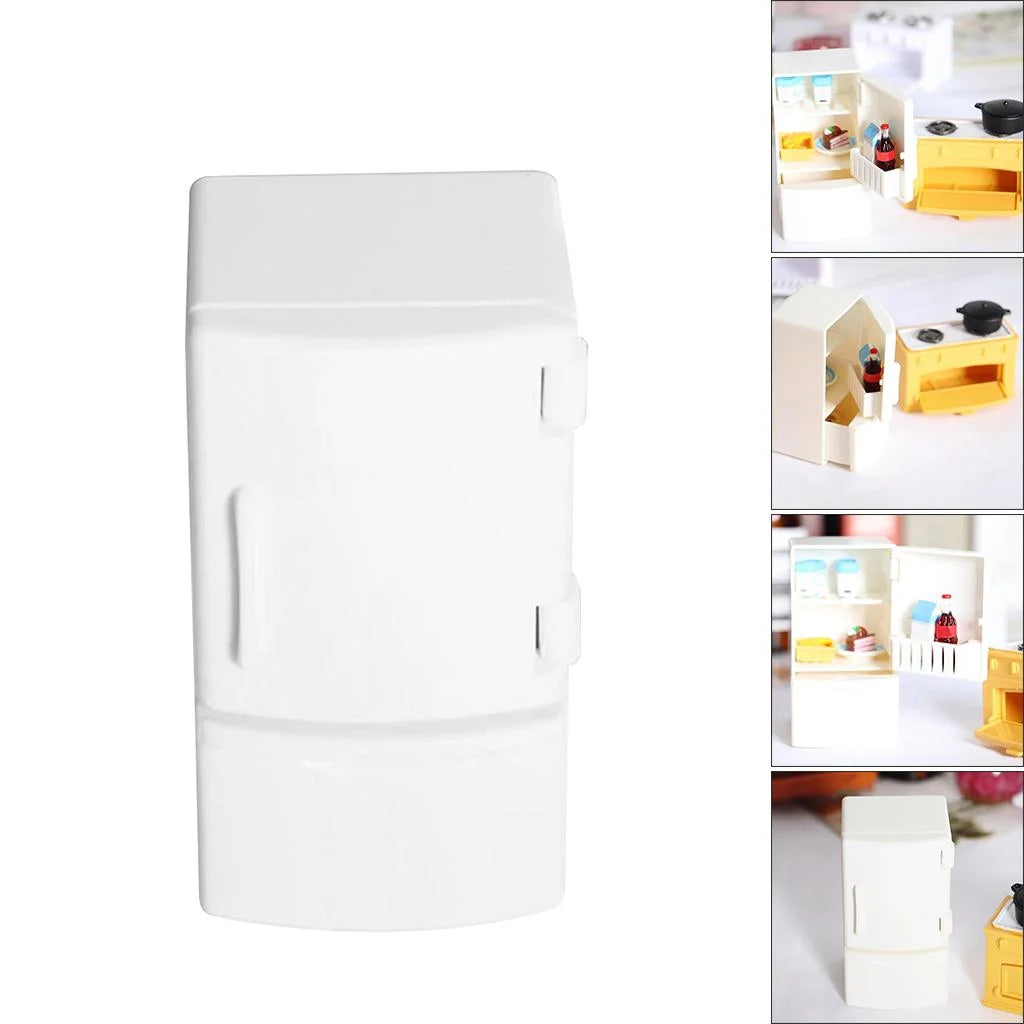 Refrigerator Dollhouse Furniture Decor Toys G9149