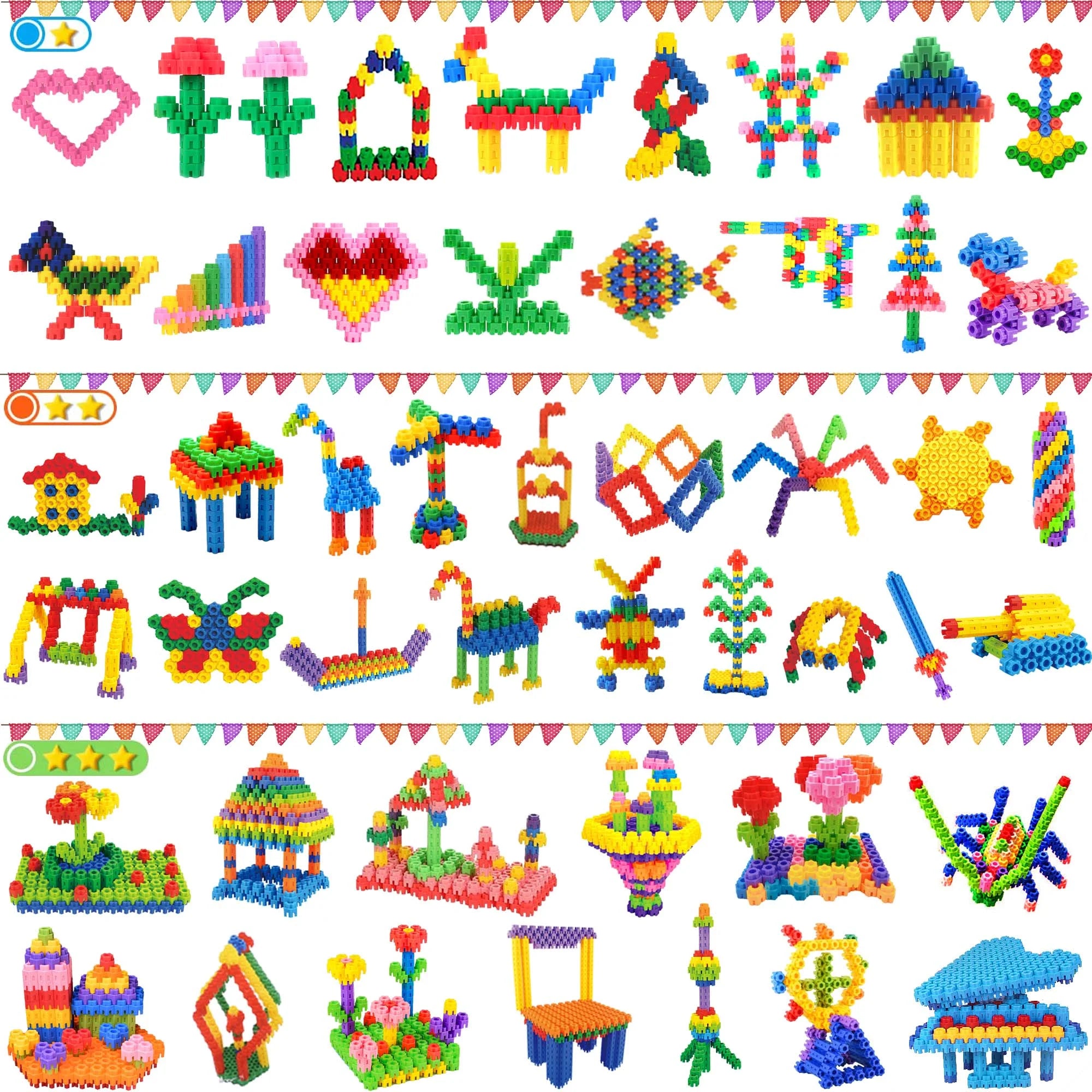 300 Pcs Interlocking Building Set P382876
