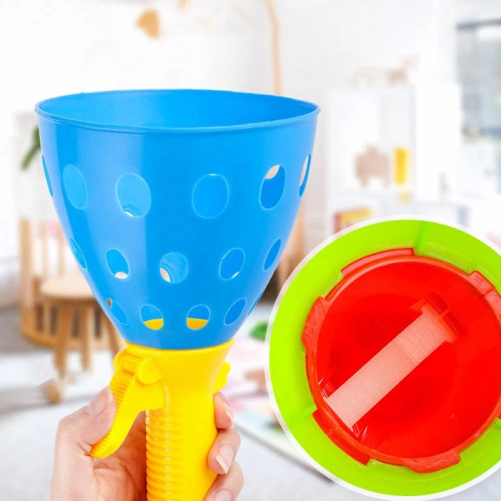 Catch Ball Game with 4 Catch Launcher Baskets and 8 Balls D409135