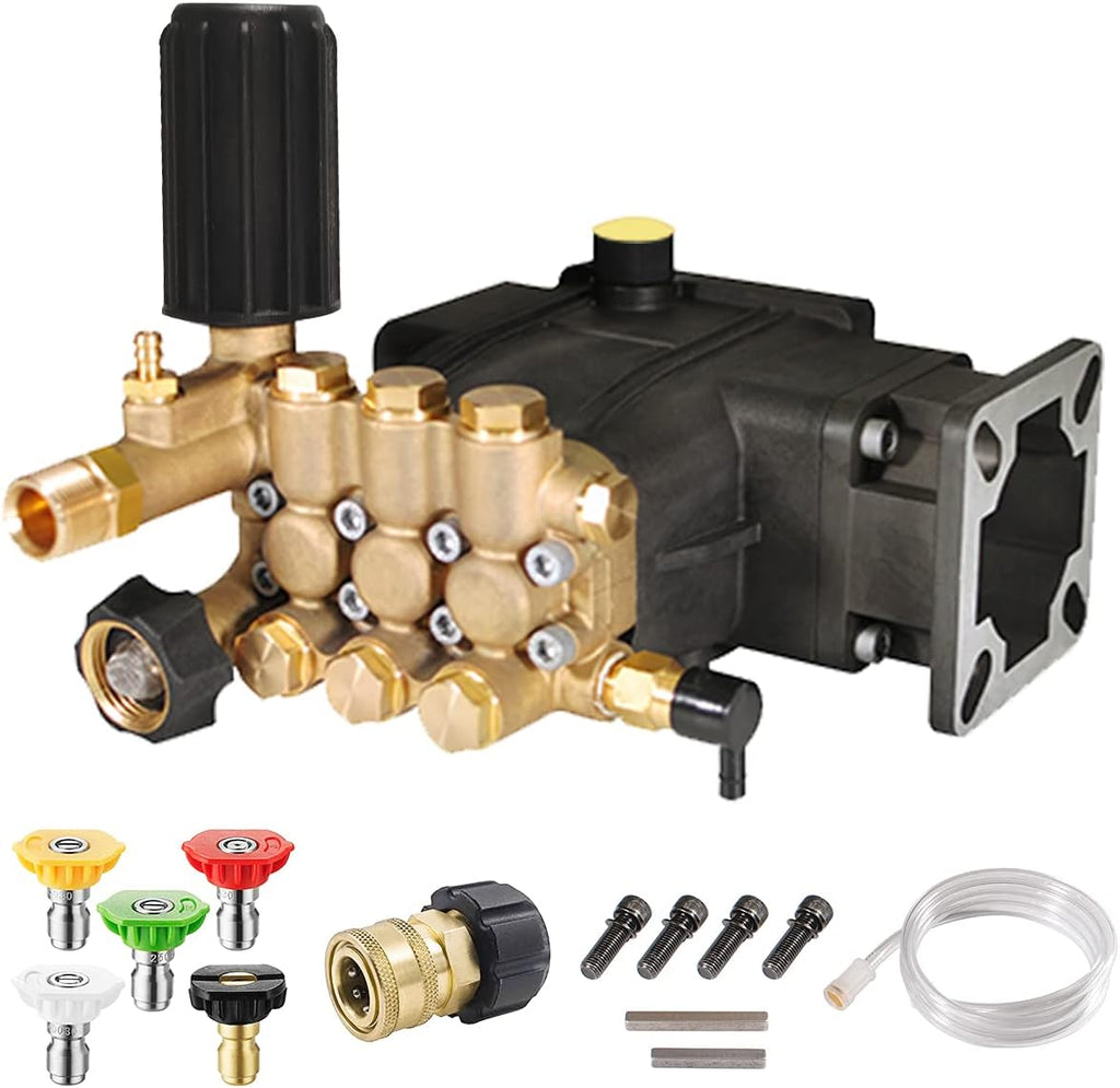 Triplex Pressure Washer Pump 2500 ~ 3300 PSI @ 3.0 GPM I296