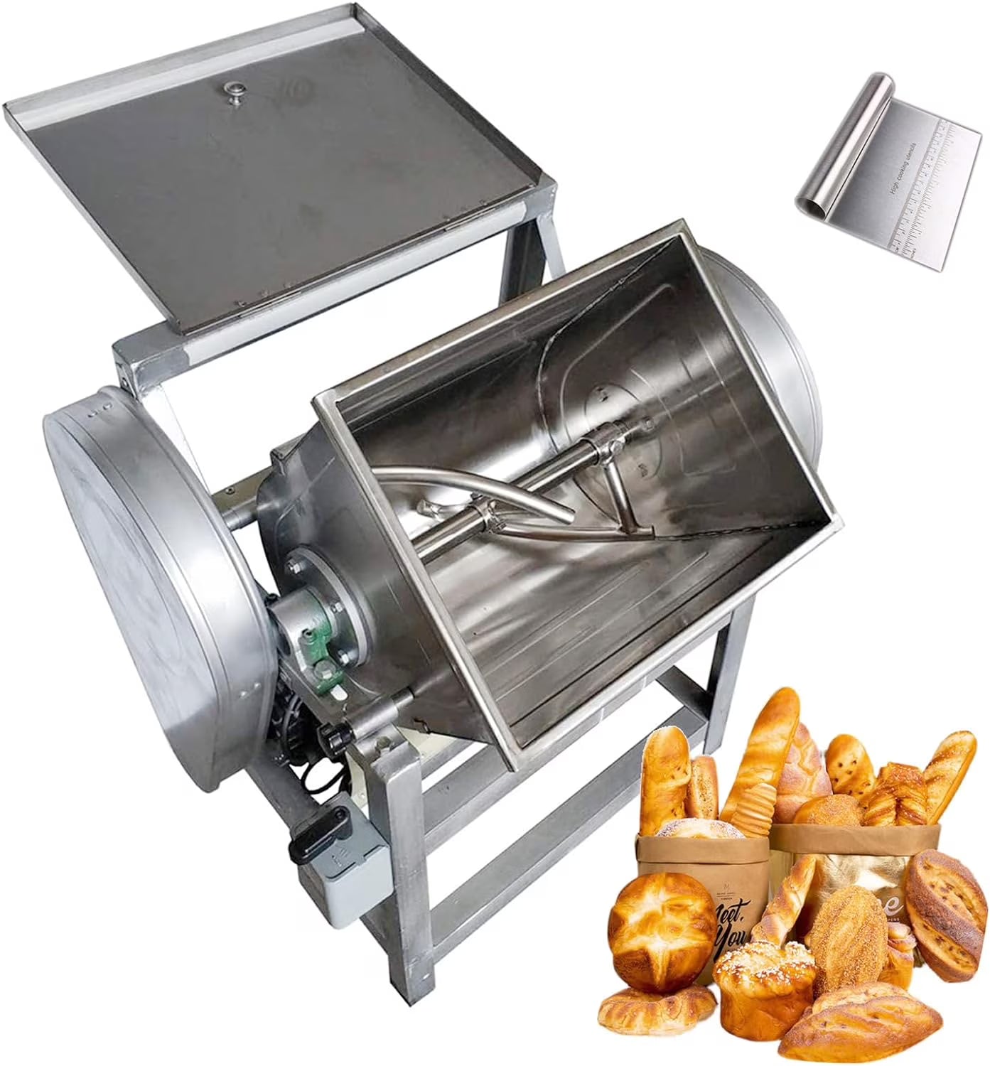 30QT Commercial Dough Mixer with Tilt Bowl H272916