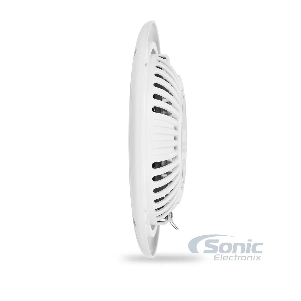 White 200W Shallow 6.5" Marine Speakers C5021