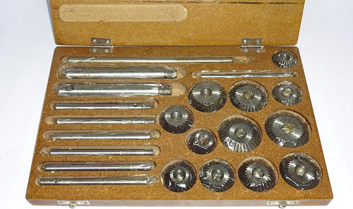 12 Pcs Valve Seat & Face Cutter Set in Wooden Case V395