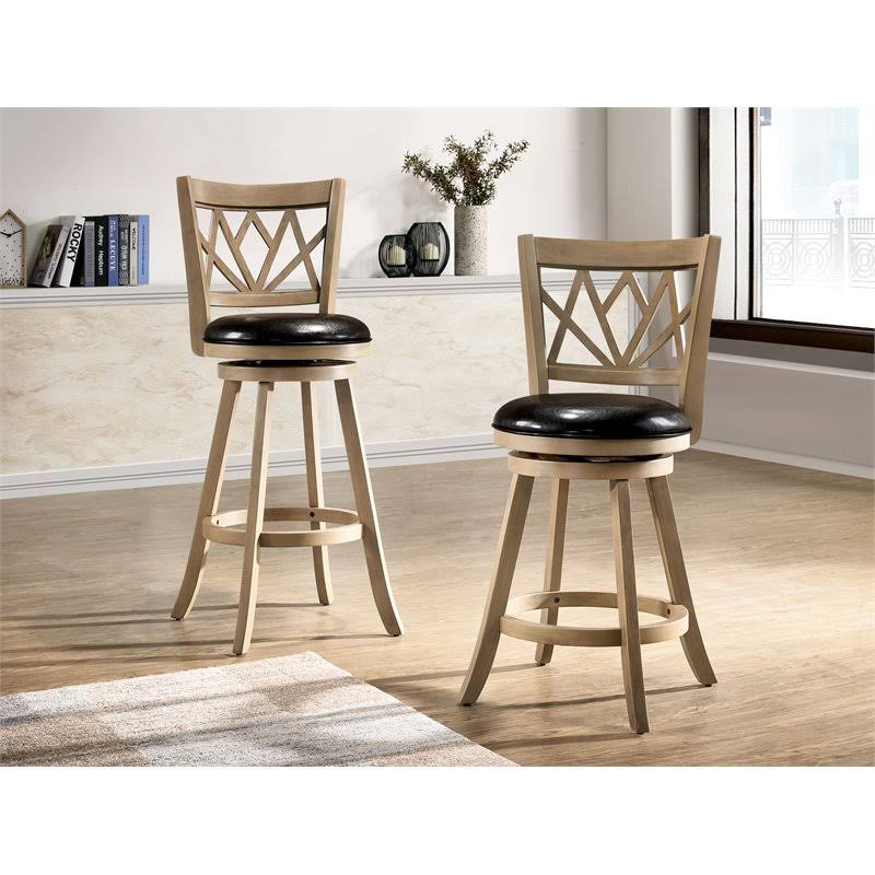 Maple Wood Swivel Bar Stool H852364
