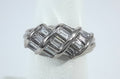 3 Row Baguette Diamond Ring P98265