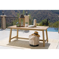 Rectangular Eucalyptus Wood Outdoor Dining Table B2802