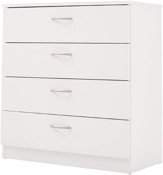 White 4 Drawer Dresser Chest X291
