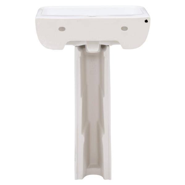 Pedestal Lavatory 1 Hole White Q737916