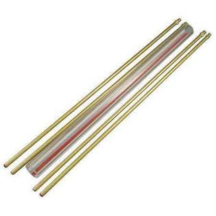 Glass Rod Kit, Red Line, 5/8In Dia, 13In L E94594