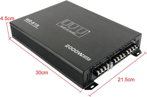 1500W 4 Channel Car Amplifier Pack of 2 C3365