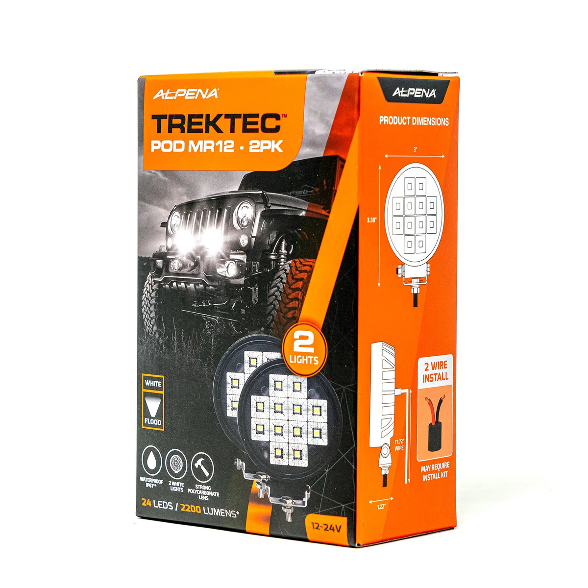 2 Pack LED Pod Spotlight L6209