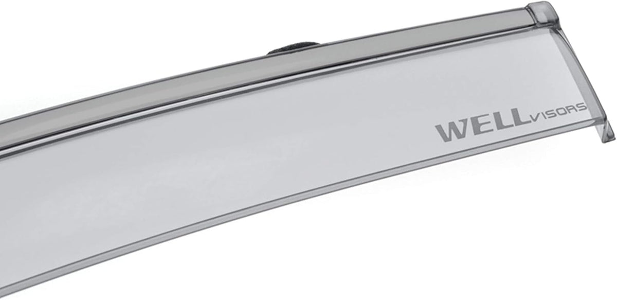 Window Visors with Black Trim A63214
