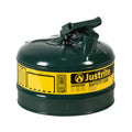Green Type I Steel Safety Can, 2.5 Gallon Q98407