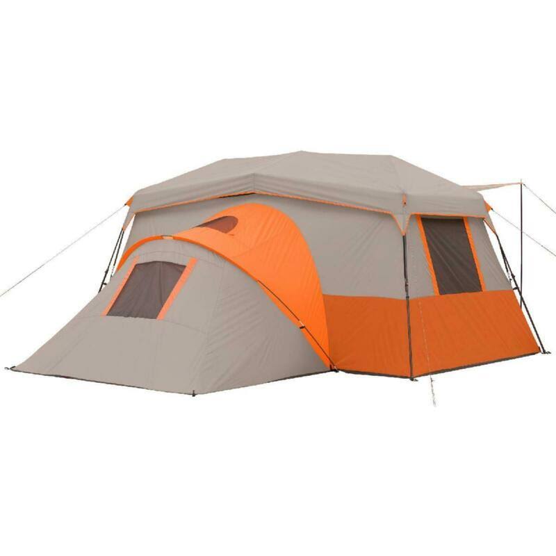 Green 11-Person Instant Cabin Tent with Private Room Z166283