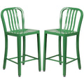 Green Metal Counter Stools R9932