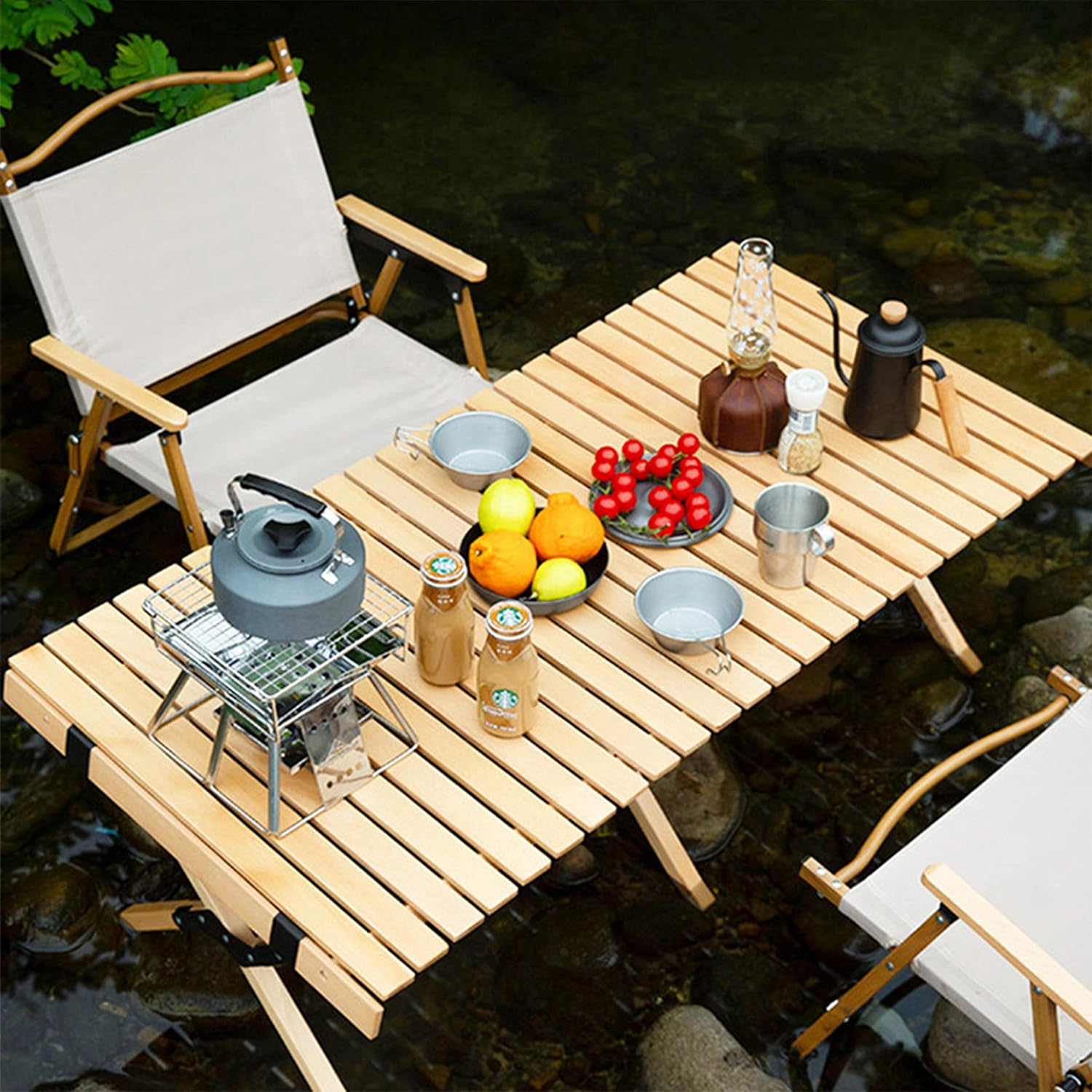 White Granite 6 Foot Folding Plastic Table S2353