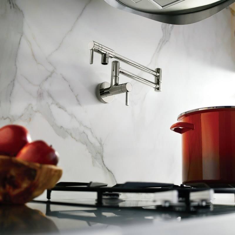 Chrome Two-Handle Kitchen Faucet L481