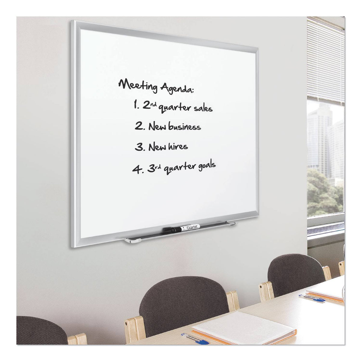 Porcelain Magnetic Board 36x22 x 24x22 Aluminum Frame A291981