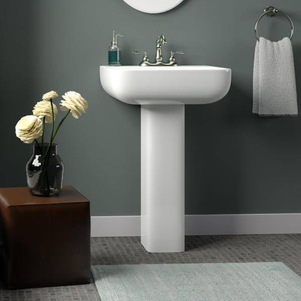 Pedestal Lavatory 1 Hole White Q737916