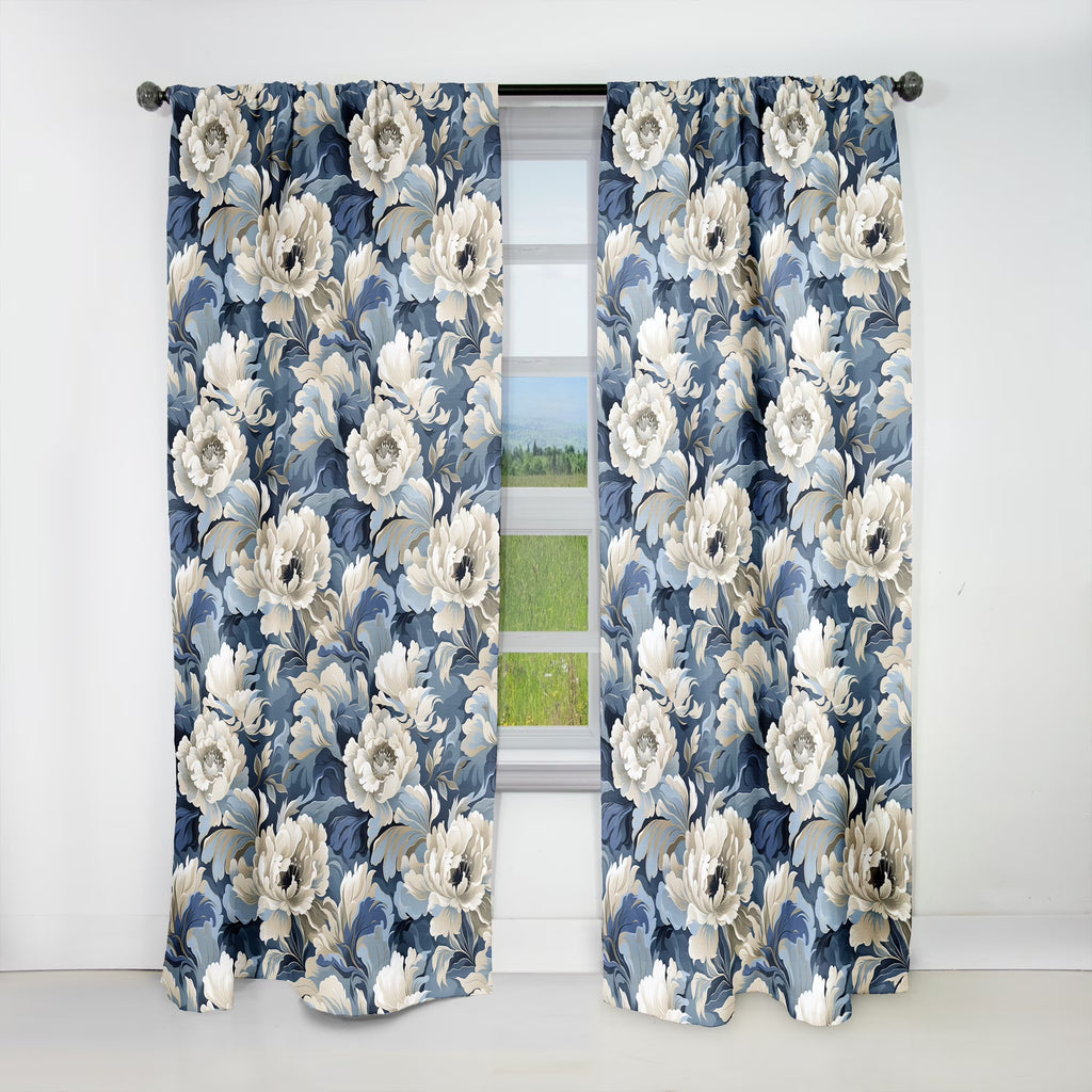 Floral Blackout Curtain Panels S678665