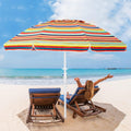 6.5FT Beach Umbrella with Carry Bag X12587