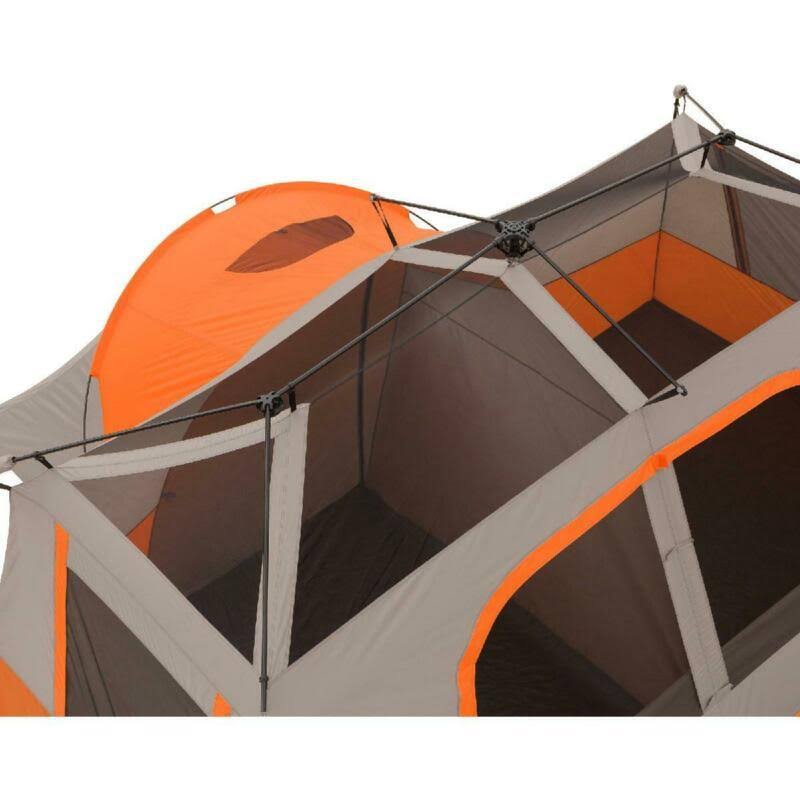 Green 11-Person Instant Cabin Tent with Private Room Z166283