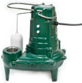 Cast Iron Sewage Pump, 230 V, 1/2 HP U799