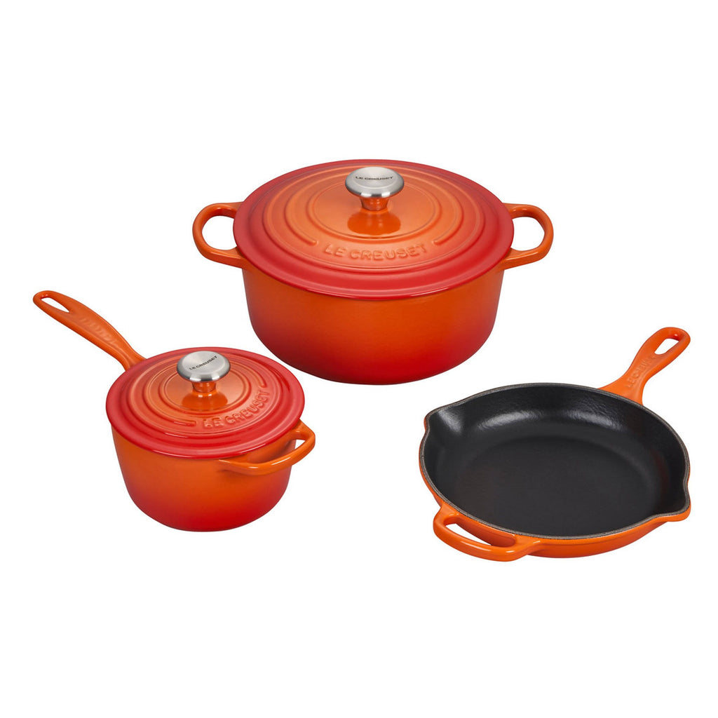 5-Piece Enameled Cast Iron Set T37917