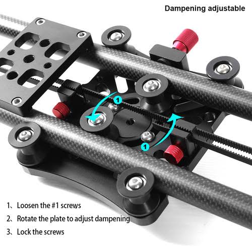 Carbon Fiber Camera Slider with Flywheel W258854