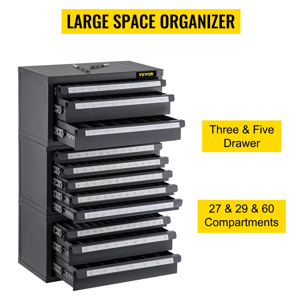 Three-Drawer Drill Bit Dispenser Cabinet Set W682588