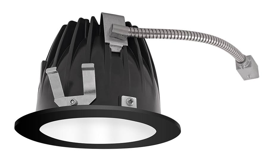 LED Trim Mod4 Round Wallwash White Cone Black Ring N556641