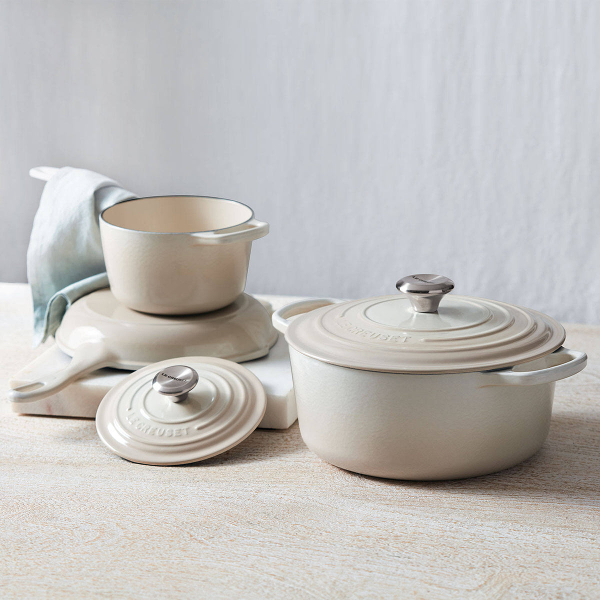 5-Piece Enameled Cast Iron Set T37917
