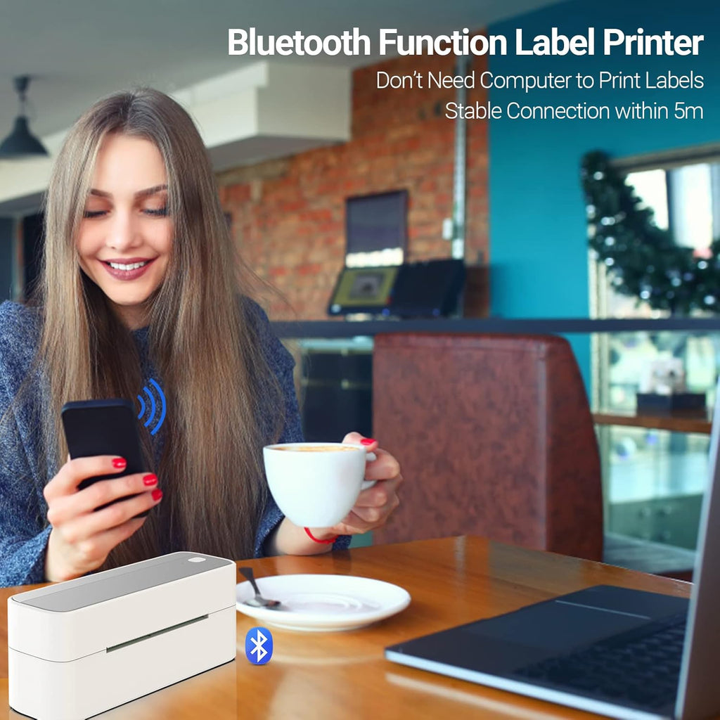 Bluetooth Thermal Label Printer D1734