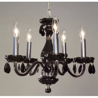 5-Light Candle Style Chandelier with Crystal H995725