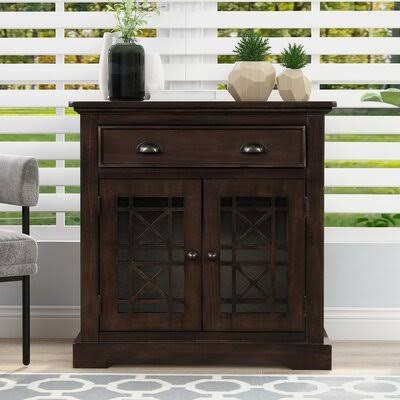 2 Door Espresso Accent Cabinet O3200