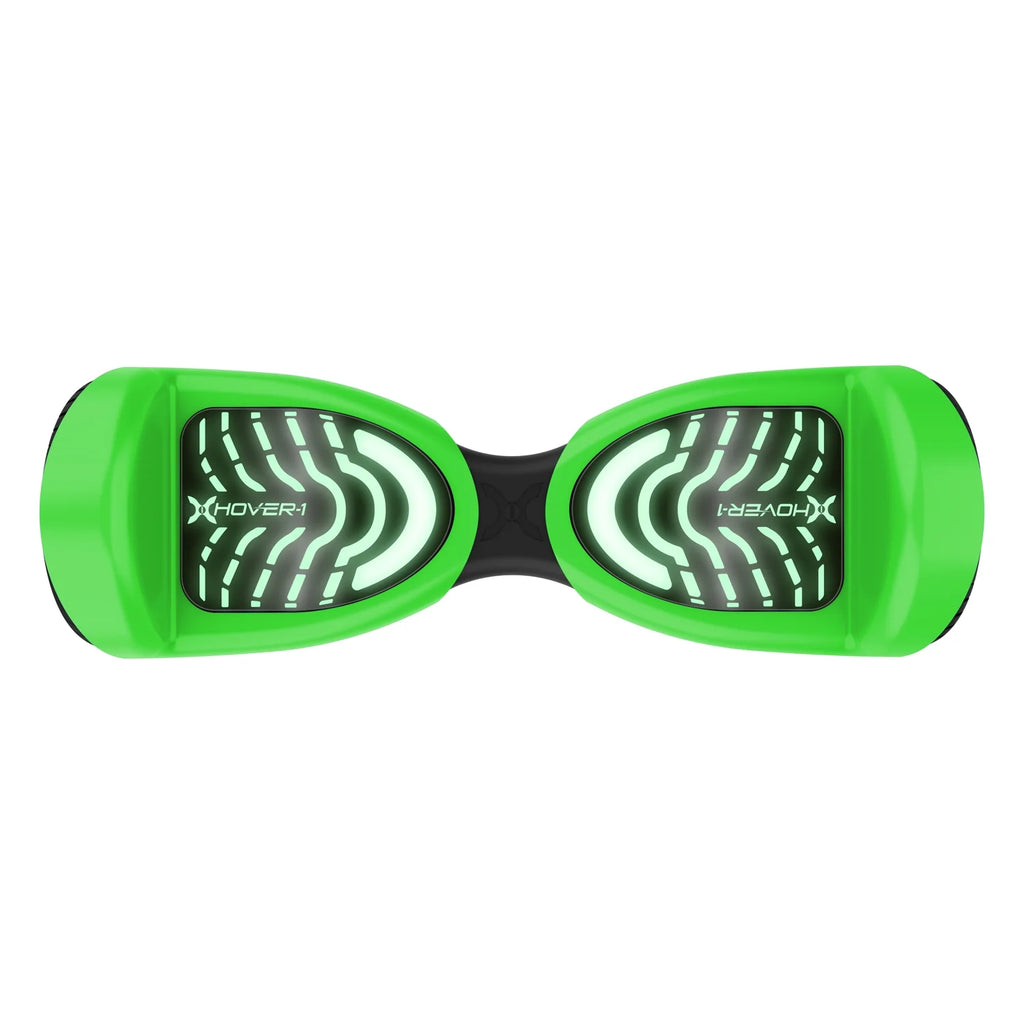 Green Hoverboard with LED Lights W420
