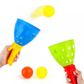 Catch Ball Game with 4 Catch Launcher Baskets and 8 Balls D409135
