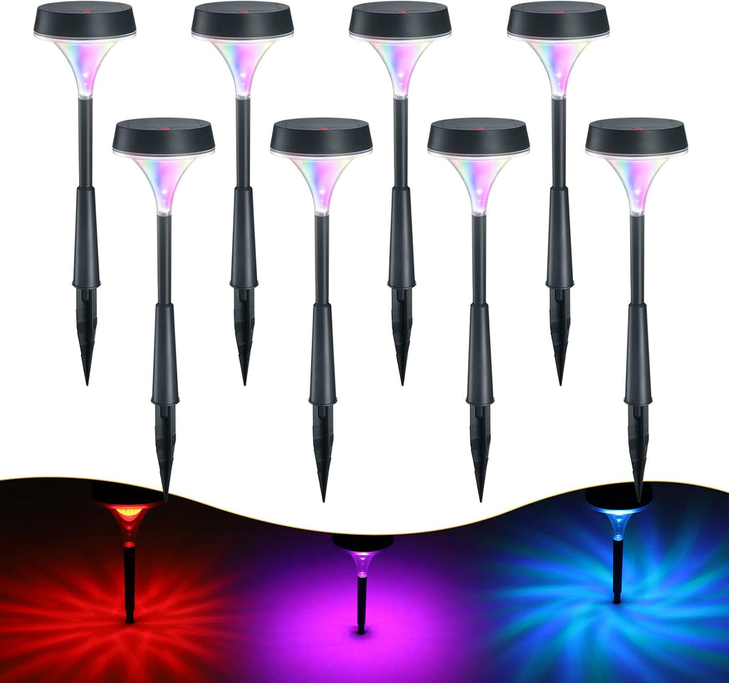 8 Pack Solar Pathway Lights F53427