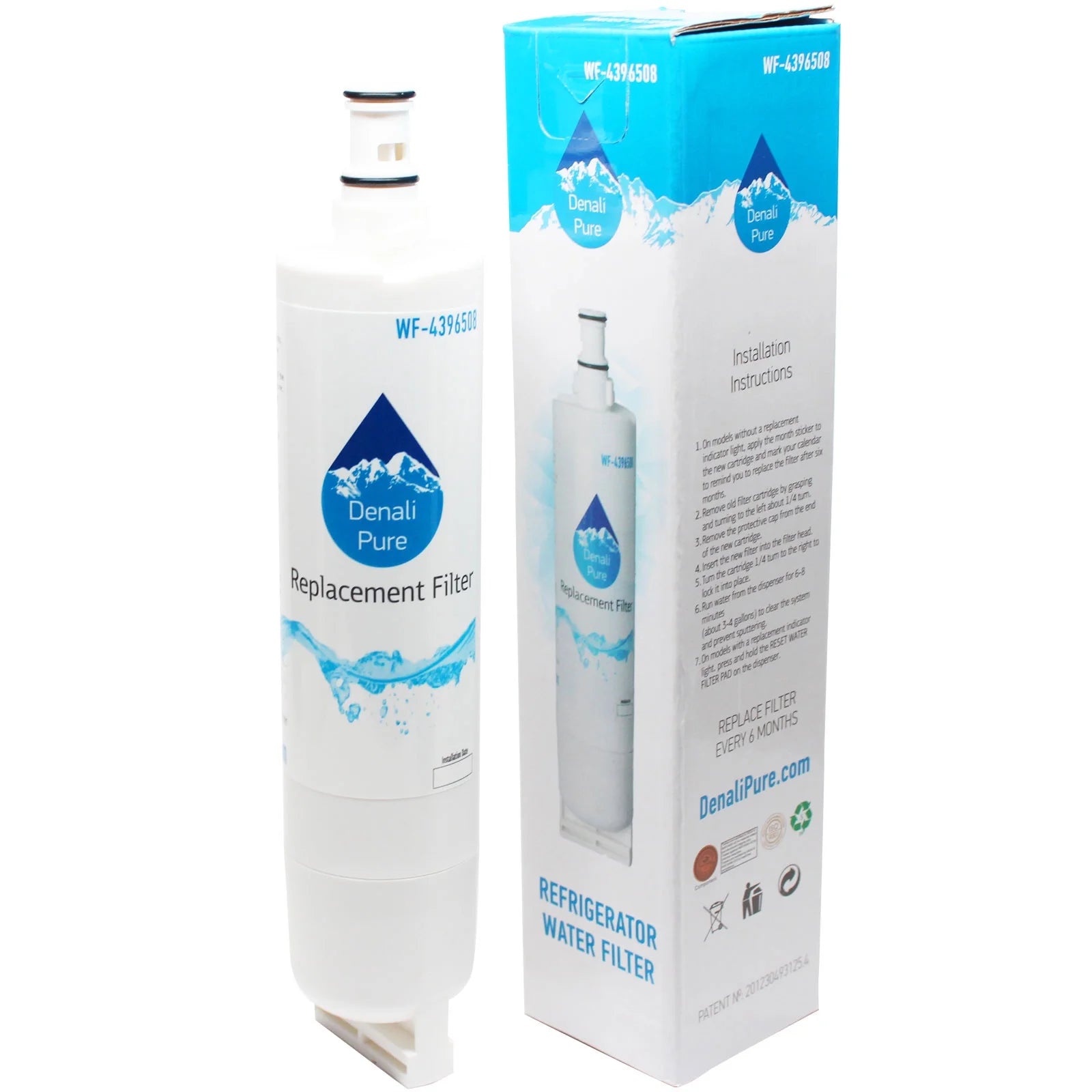 6-Pack Refrigerator Water Filter Cartridge H5339