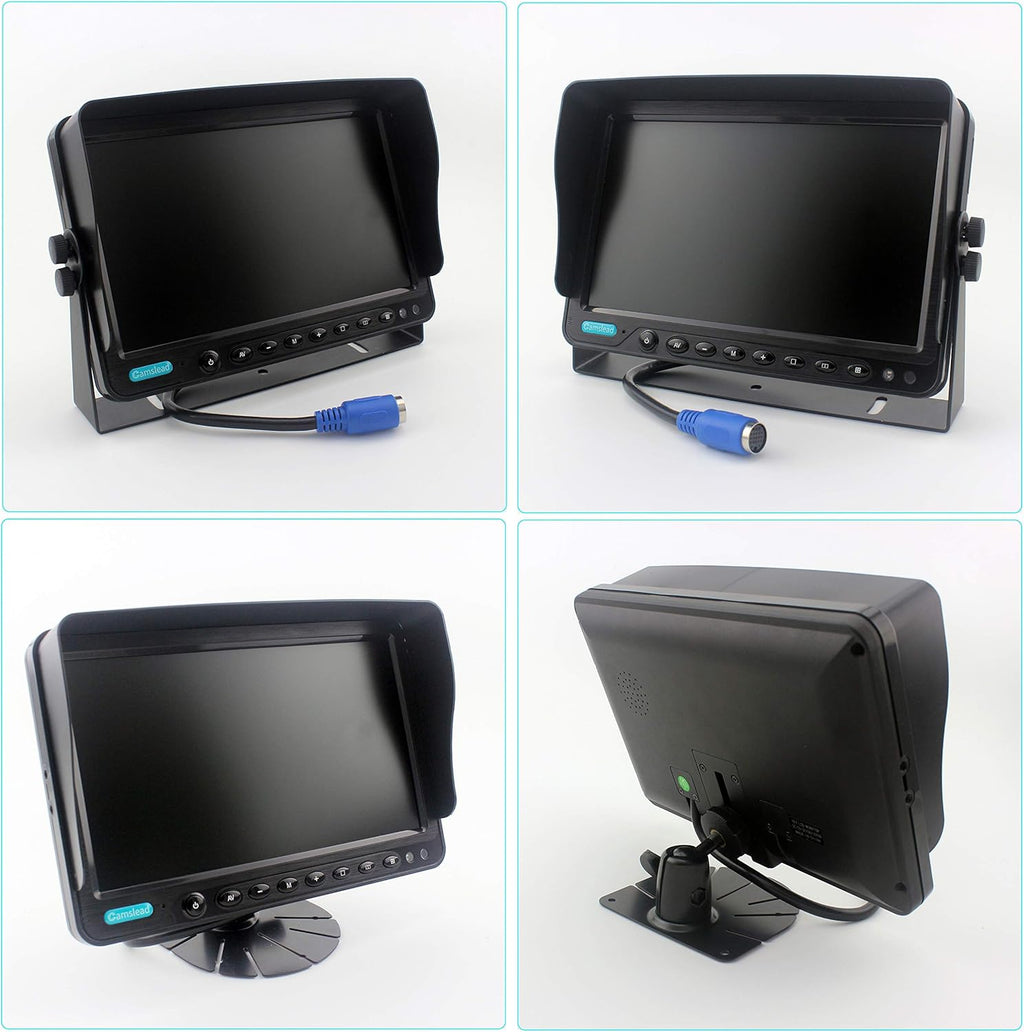 9 inch Quad Split Screen Backup Camera Monitor Kit Z7467