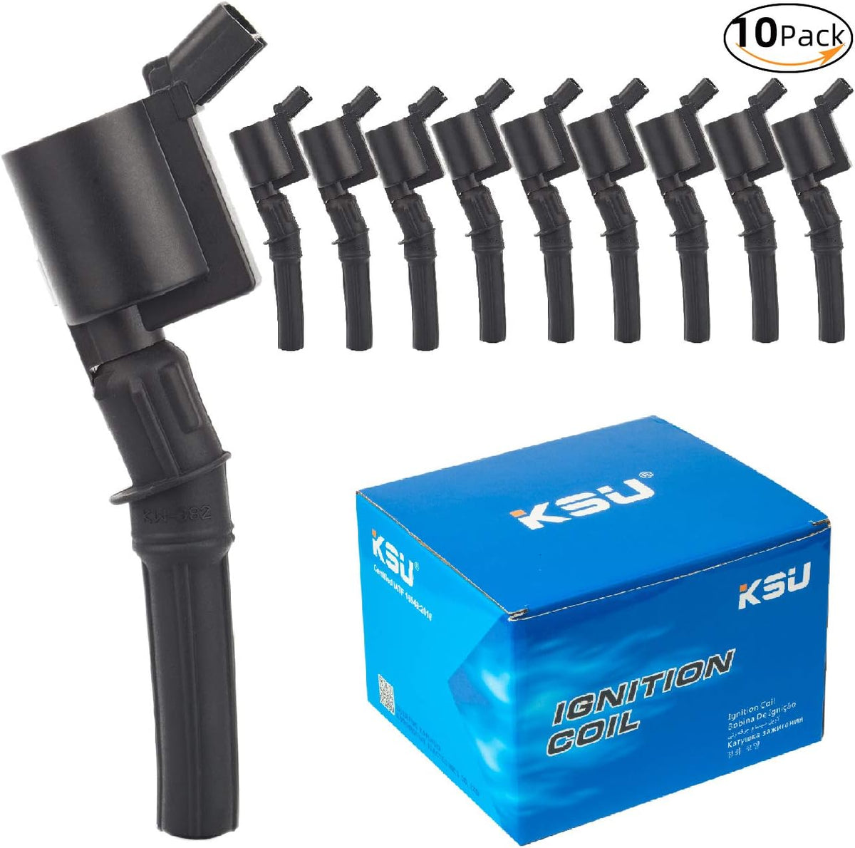 Ignition Coil Pack for Ford 4.6L 5.4L V8 (10 Pack) R4324