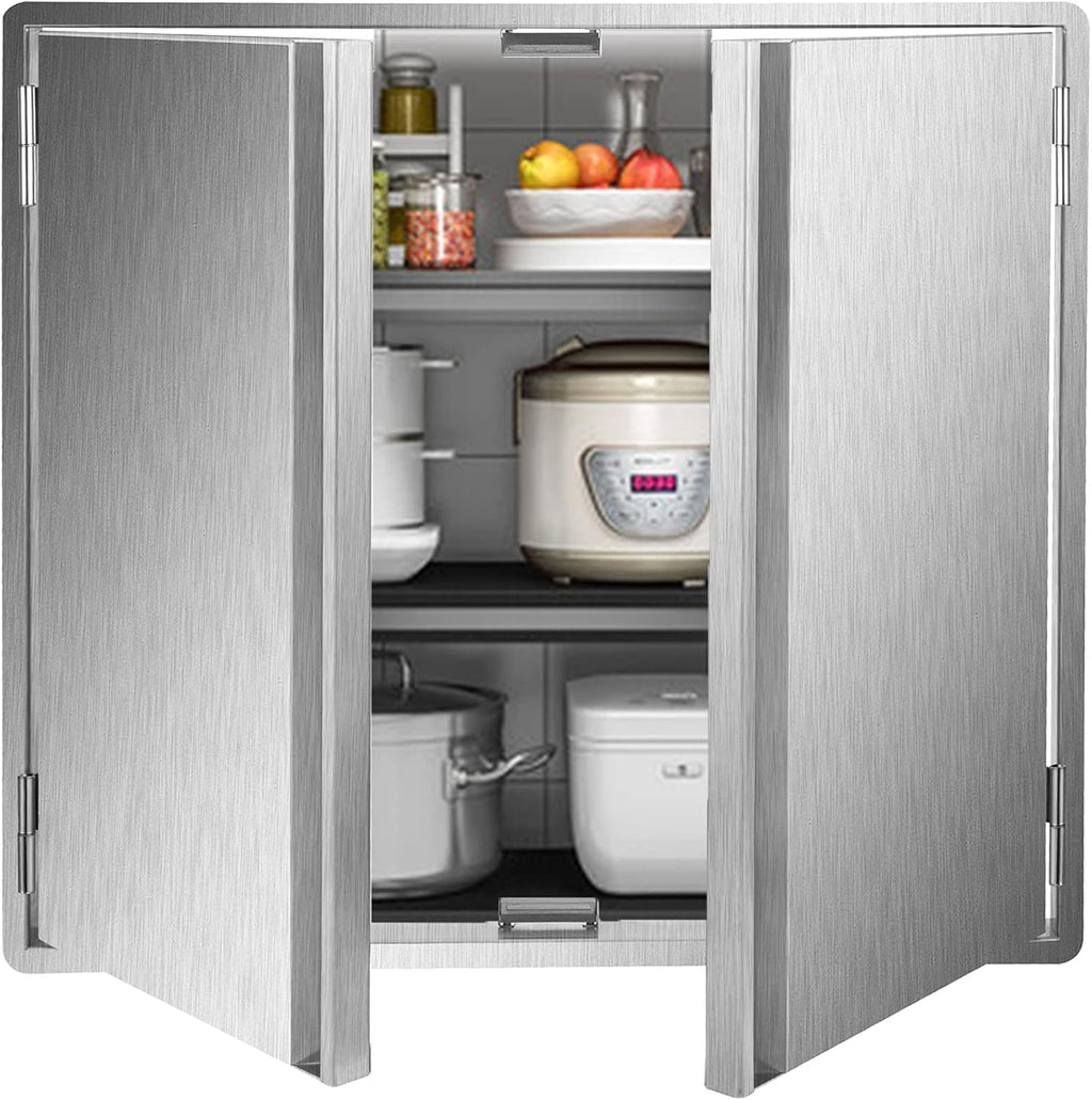 Stainless Steel Double Wall Outdoor Kitchen BBQ Access Door 33W x 23H Inch I6042